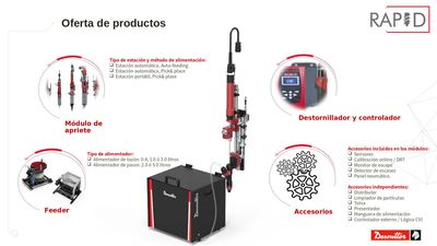 Oferta de productos de alimentador de tornillos marca Desoutter