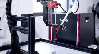 Pasillo de paragüas en el centro de Chihuahua